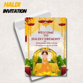 Haldi Invitation